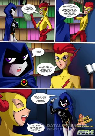 Palcomix Raven vs Flash porn story
