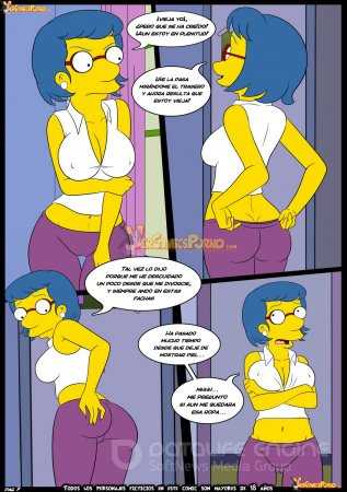 Simpsons porn Los simpsons 6 breasted training