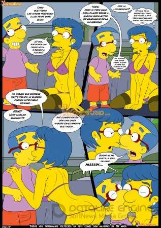 Simpsons porn Los simpsons 6 breasted training